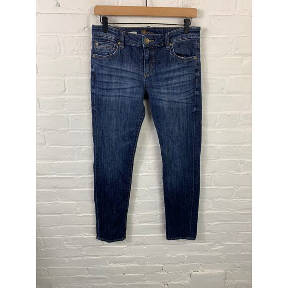 Kut from the Kloth Women's Skinny Leg Denim Jeans High-Rise Stretch Blue Size 6 - Picture 1 of 4